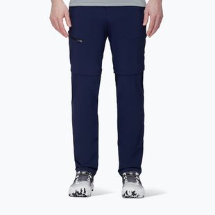 Pantaloni da trekking da uomo Mammut Runbold Zip Off marine