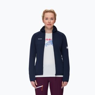 Felpa da trekking donna Mammut Aconcagua ML Hooded Jacket Women marine