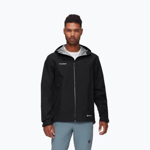 Giacca impermeabile da uomo Mammut Crater Light HS Hooded Jacket Men black