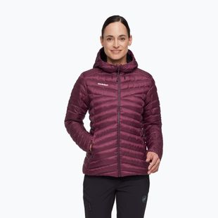 Giacca imbottita da donna Mammut Albula IN Hooded wine/black
