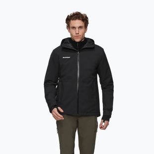 Giacca impermeabile da uomo Mammut Linard HS Thermo Hooded Jacket Men black