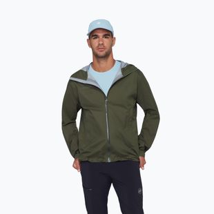 Giacca antivento da uomo Mammut Ducan HS Hooded dark mesh
