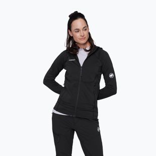 Felpa donna Mammut Taiss ML Hooded Jacket Women black