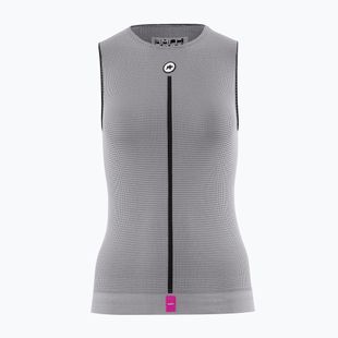 Felpa ciclismo donna ASSOS Summer NS Skin Layer P1 grigio