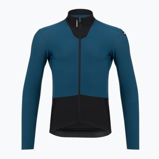 Maglia a maniche lunghe da ciclismo da uomo ASSOS Equipe R S11 Spring Fall petrol blue