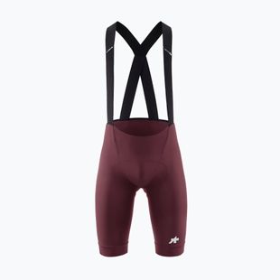 Pantaloncini da ciclismo da uomo ASSOS Mille GT S11 Bib Shorts burgundy red