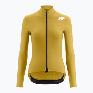Longsleeve da ciclismo da donna ASSOS Mille GT Spring Fall Jersey S11 golden yellow