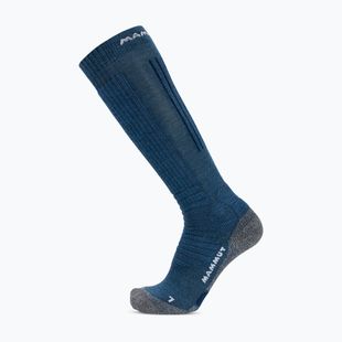 Calze Mammut Ski Mountaineering Merino Knee tschiel/white