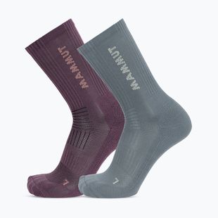 Calze Mammut Multisport Crew Socks 2 pack paloja/strata