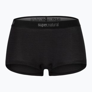 Boxer termici donna super.natural Tundra 175 Boyfriend Hipster jet black