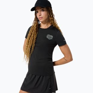 T-shirt donna super.natural Little Heartwood Tee jet black/feather grey