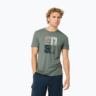 T-shirt da uomo Super.Natural Go Hiking Tee eucalyptus/various