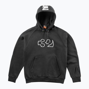 Felpa uomo ThirtyTwo Team Tech Hoodie black