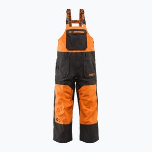 Pantaloni da snowboard uomo ThirtyTwo Basement Bib black/orange