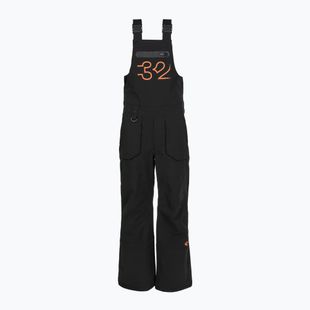 Salopette da snowboard per bambini ThirtyTwo Basement Bib black/orange