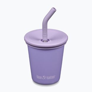Tazza KLEAN KANTEEN Steel Straw Lid 296 ml paisley purple