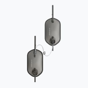 Sistema di filtrazione dell'acqua a gravità LifeStraw Peak Series Kit con borsa di stoccaggio 8L + 8L grigio