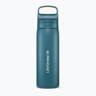LifeStraw Go 2.0 Bottiglia da viaggio in acciaio con filtro 500 ml lagoon teal