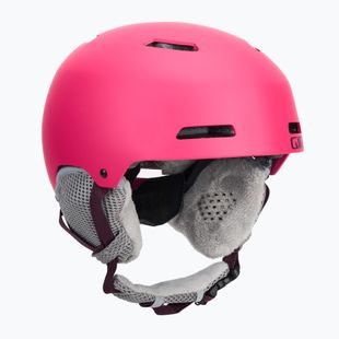 Casco da sci Giro Crue rosa opaco per bambini