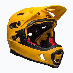 Casco bici Bell FF Super DH MIPS Spherical opaco lucido giallo/nero