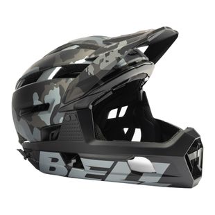 Casco da bici Bell FF Super Air R MIPS Spherical nero lucido opaco camo