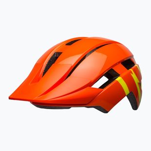 Casco da bici per bambini Bell Sidetrack II Integrated MIPS Jr arancione/giallo