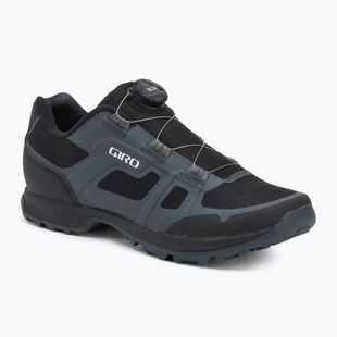 Scarpe da ciclismo MTB da uomo Giro Gauge Boa dark shadow/nero