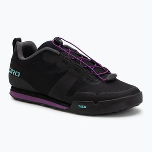 Scarpe da ciclismo con zeppa da donna Giro Tracker Fastlace nero/viola