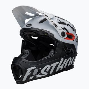Casco bici Bell FF Super DH MIPS Spherical fasthouse opaco lucido nero/bianco