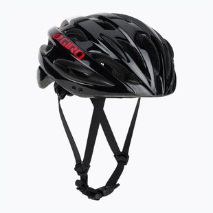 Casco da bicicletta Giro Revel nero rosso brillante