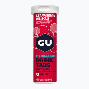 Bevanda isotonica GU Hydration Drink 12 tab fragola/ibisco