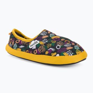 Pantofole invernali per bambini Nuvola Classic Printed guix yellow