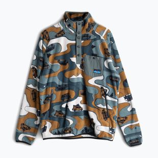 KAVU felpa in pile da uomo teannaway dream van glen