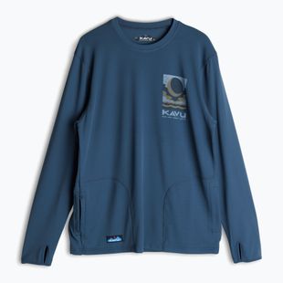 KAVU Felpa Sol Crew uomo blu orione