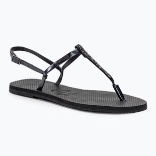 Sandali Havaianas You Riviera da donna in cristallo nero