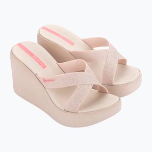 Ciabatte da donna Ipanema High Fashion II Slide beige/glitter/pink