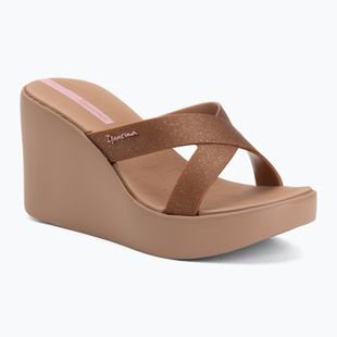 Ciabatte da donna Ipanema High Fashion II Slide brown/glitter/pink