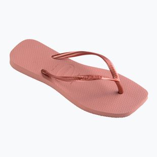 Infradito Havaianas Slim Square da donna, rosa croco