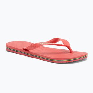 Infradito Havaianas Brasil Logo tropicale corallo