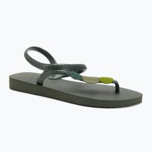 Havaianas Flash Urban Plus sandali da donna verde oliva