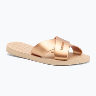 Infradito donna Havaianas Aqua Metallic golden