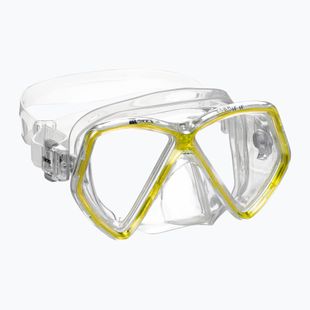 Maschera snorkeling per bambini Mares Zephir JR giallo/chiaro