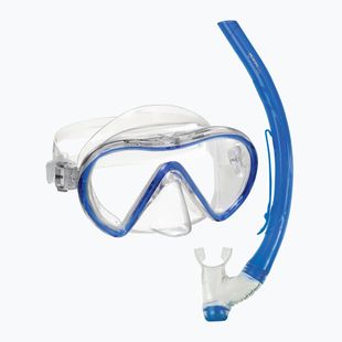 Mares Combo Stream set per lo snorkeling blu reale/chiaro