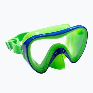 Maschera da snorkeling Mares Turtle blu/verde per bambini