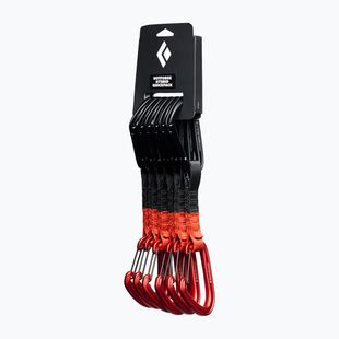 Set di rinvii da arrampicata Black Diamond Hotforge Hybrid Quickpack Set 6 pcs. 12 cm octane