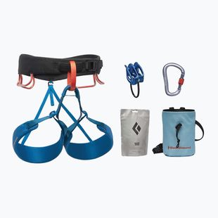 Kit da arrampicata Black Diamond Momentum Harness da uomo blu/nero