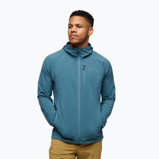 Felpa da uomo Black Diamond Coefficient Storm Hoody creek blue trekking