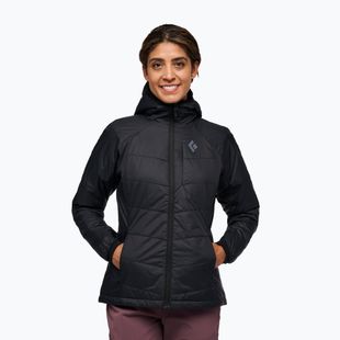 Giacca imbottita da donna Black Diamond Solution 2.0 Hoody black