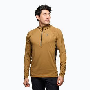 Felpa da trekking da uomo Black Diamond Alpenglow Pro Hoody in lino