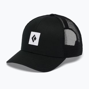 Cappello da baseball Black Diamond Trucker nero / nero / bianco con patch icona